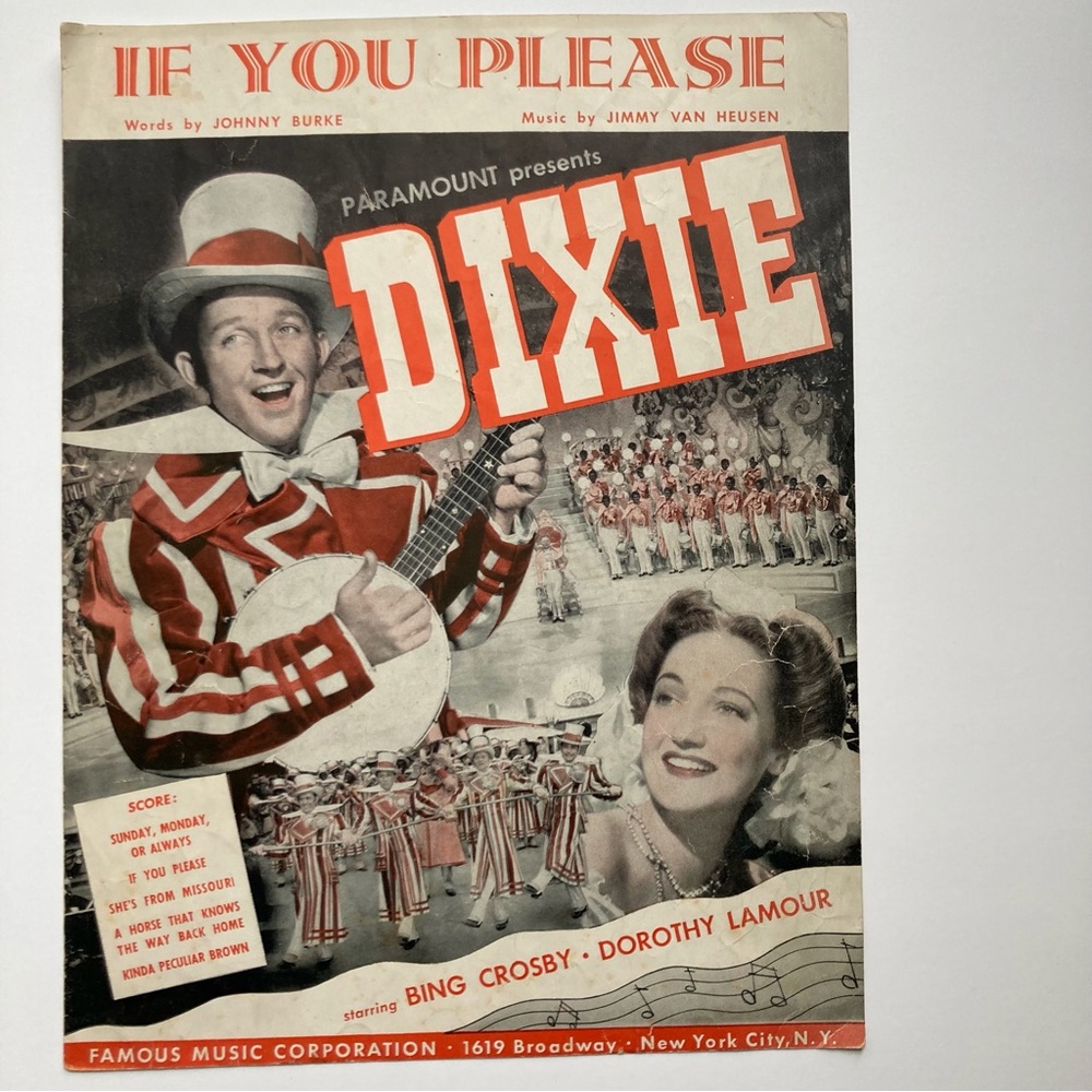 Vintage Sheet Music